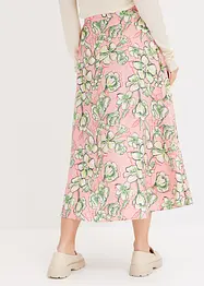 Midi rok van een soepele viscosemix, bonprix