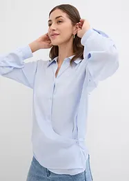 Blouse van fijn satijn, bonprix