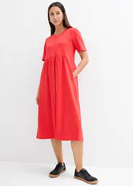 Wijd uitlopende jersey jurk, bonprix
