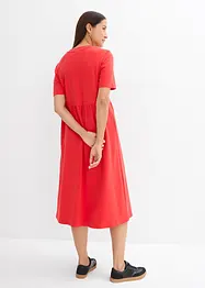 Wijd uitlopende jersey jurk, bonprix