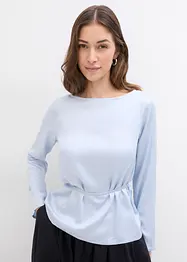 Blouse van soepelvallend satijn, bonprix