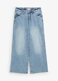 Wide leg jeans, mid waist, full length, bonprix