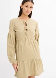 Crêpe shirtjurk, bonprix