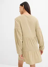 Crêpe shirtjurk, bonprix