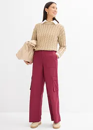 Cargo broek van katoen met stretch, bonprix