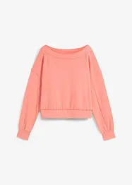 Oversized sweater van zachte katoen-mix, bonprix