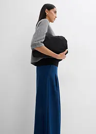 Bandplooibroek met hoge band van viscose-mix, bonprix