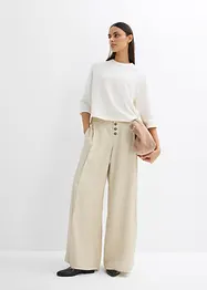 Twill broek van soepelvallend lyocell, bonprix