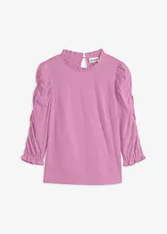 Shirt met gerimpelde 3/4 mouwen, bonprix