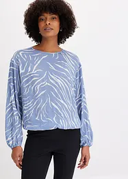 Gedessineerde tuniek van satijn, bonprix