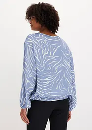 Gedessineerde tuniek van satijn, bonprix
