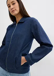 Spijkerjas in blousonstijl, met ritssluiting, bonprix