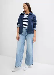 Spijkerjas in blousonstijl, met ritssluiting, bonprix