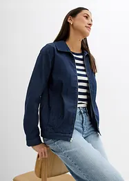 Spijkerjas in blousonstijl, met ritssluiting, bonprix