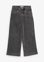 Wide Leg Jeans High Waist, cropped, bonprix