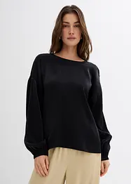Oversized blouse in een viscose-mix, bonprix