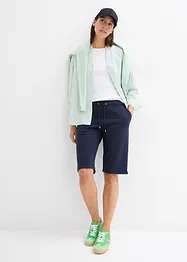 Sweatbermuda met turn-up, bonprix