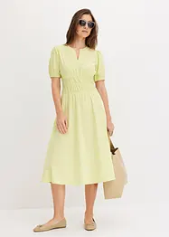 Midi jurk met elastische taille, bonprix