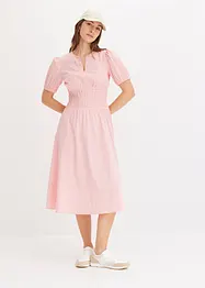 Midi jurk met elastische taille, bonprix