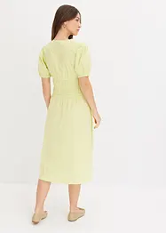Midi jurk met elastische taille, bonprix