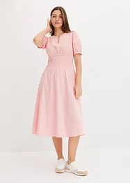 Midi jurk met elastische taille, bonprix