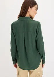 Overhemdblouse met wikkeleffect, bonprix