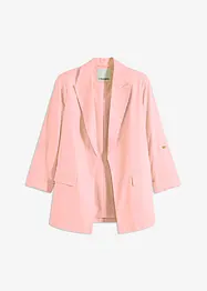 Linnen blazer met gerimpelde mouwen, bonprix