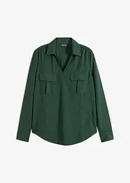 Overhemdblouse met wikkeleffect, bonprix