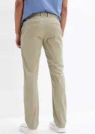 Regular fit stretch chino met riem, straight, bonprix