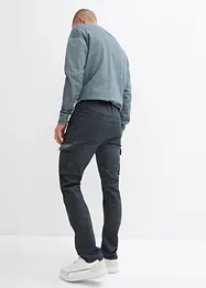 Cargo broek van stretch, washed look, straight, bonprix