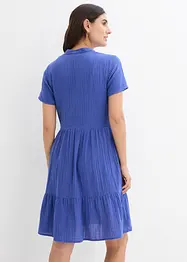 Gestreepte jurk van mousseline, bonprix