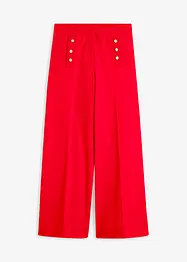Twill broek met docoratieve knopen, bonprix
