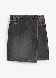 Spijkerrok wikkel-look, bonprix