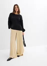 Oversized blouse in een viscose-mix, bonprix