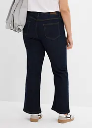 Stretch jeans mid waist, bootcut, bonprix