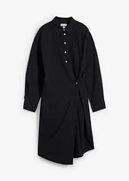 Asymmetrische overhemdblouse van viscosemix, bonprix