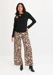 Longsleeve shirt met cut-outs, bonprix