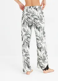 Wijde pyjamabroek met viscose, bonprix