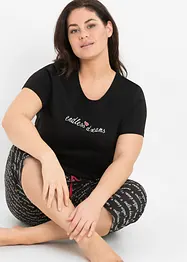 Capri pyjama van puur katoen, bonprix
