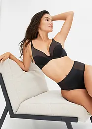 Taillestring met inzetstukken van mesh, bonprix