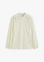 Blouse met bloemenapplicatie, bonprix