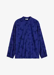 Blouse met bloemenapplicatie, bonprix