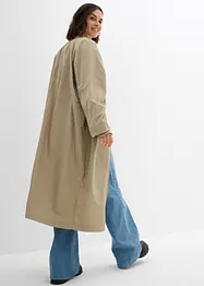 Lange bomber met gebreide kraag, bonprix
