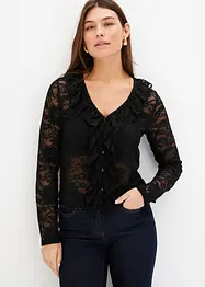 Kanten blouse, bonprix