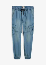 Regular fit jogging jeans met cargozakken, straight, bonprix