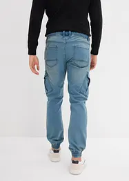 Regular fit jogging jeans met cargozakken, straight, bonprix