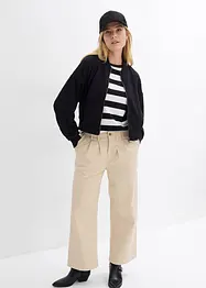 Twill broek cropped, bonprix