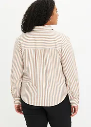 Gestreepte overhemdblouse, bonprix