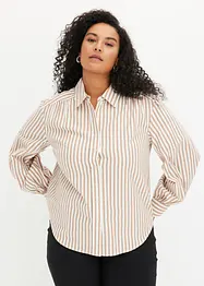 Gestreepte overhemdblouse, bonprix