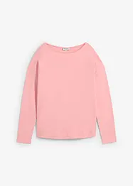 Longsleeve van puur, zwaar biologisch katoen, bonprix